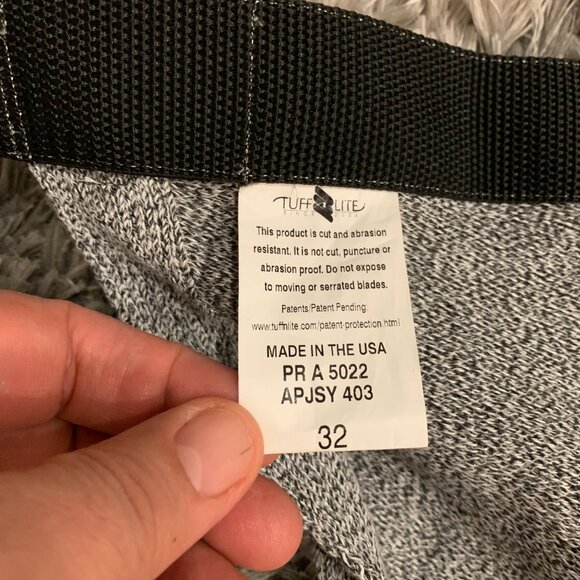 Tuff-n-lite Interlock Long Apron Heavy Duty Cut Resistant SZ 32 made in USA Grey - Picture 5 of 6